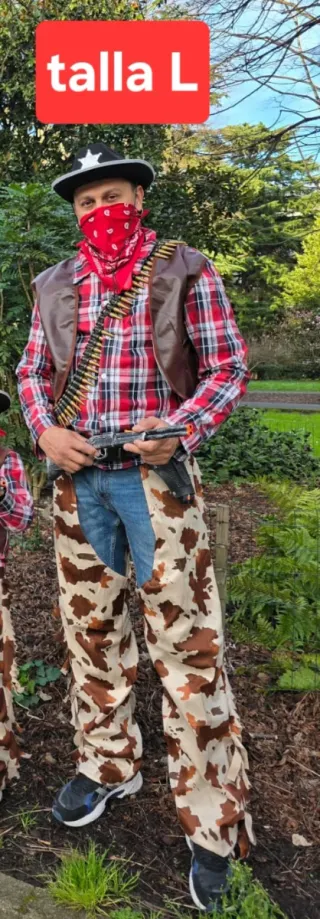 Disfraz Vaquero Partilandia Talla L-XL