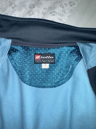 Tuta sportiva Lotto uomo blu/grigia