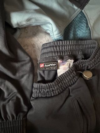 Tuta sportiva Lotto uomo blu/grigia