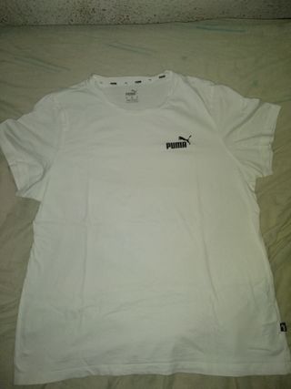 Camiseta Puma Talla XL Blanca