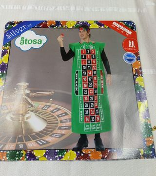 LOTE DE 3 DISFRACES Tablero de Ruleta M/L Nuevo