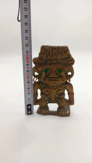 Figura bronce étnica decorativa
