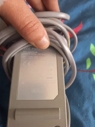 Cable de corriente Nintendo Wii