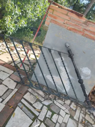 Baranda de hierro forjado