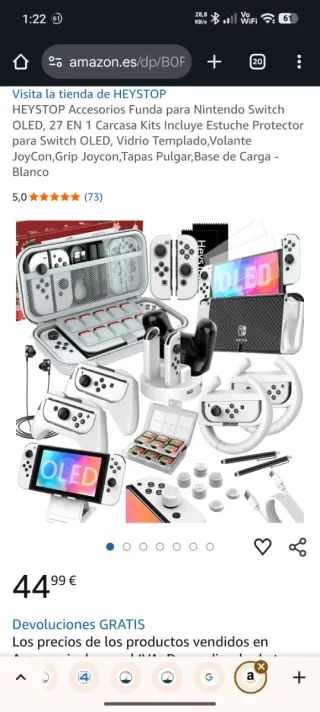 Accessori Nintendo Switch e OLED