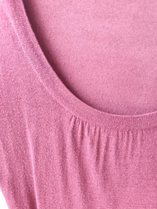 Camiseta Mango Viscosa y seda Manga Larga