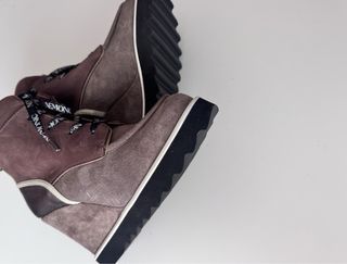 Botines Nemonic Mujer Marrón/Gris