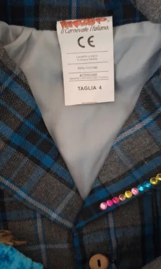 Costume Carnevale Vagabondo Taglia 4a