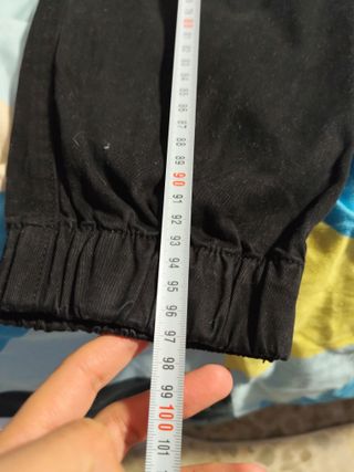 Pantalón Jogger Zara Negro Talla S Hombre