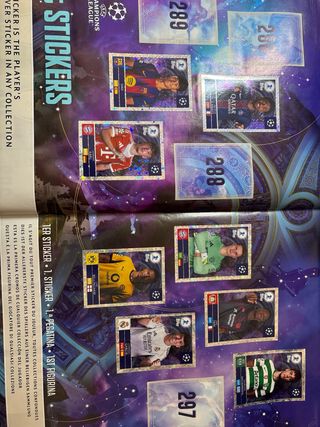 Colección Oficial Cromos Champions League 2025/26