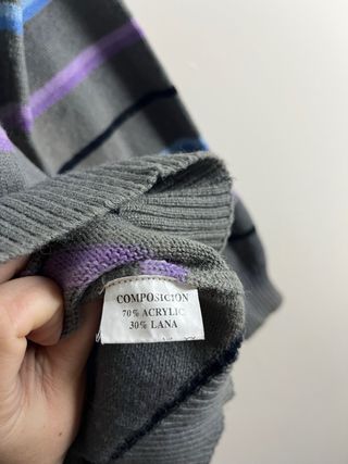 Jersey Fierro Rayas Talla M