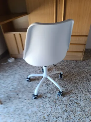 Silla Oficina Escandinava Blanca