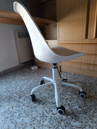 Silla Oficina Escandinava Blanca