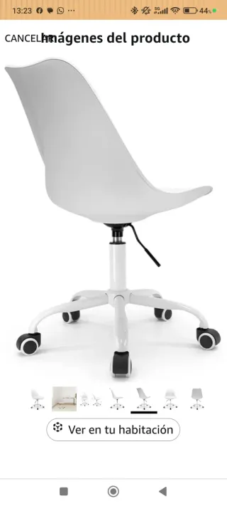 Silla Oficina Escandinava Blanca