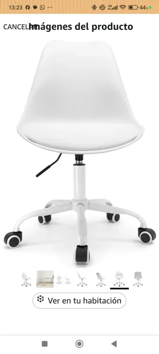 Silla Oficina Escandinava Blanca