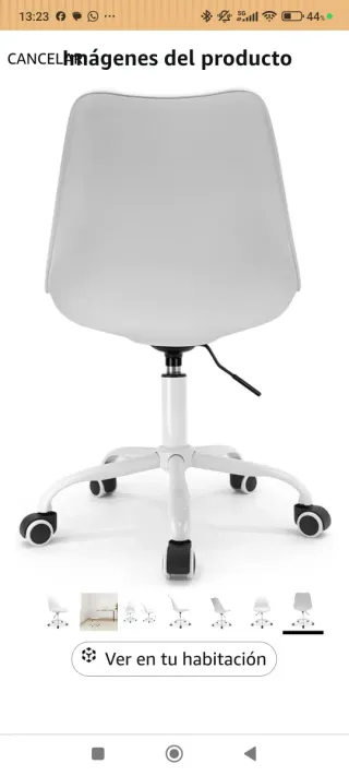 Silla Oficina Escandinava Blanca