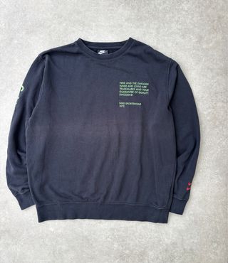 Felpa Nike vintage nera con scritte