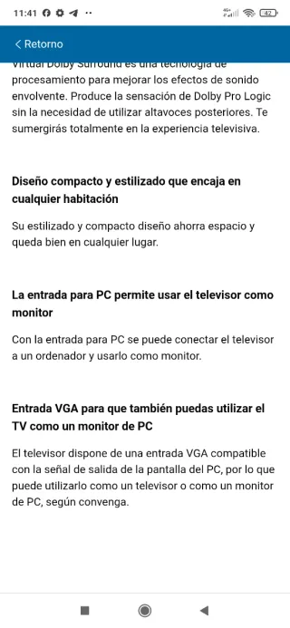 Philips FlattTV Gris/Plata
