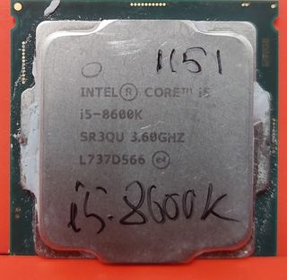 Procesador Intel i5-8600K SR3QU LGA 1151