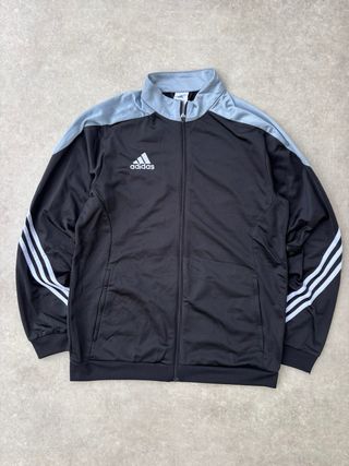 Felpa Adidas vintage nera e grigia