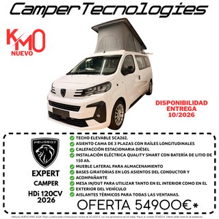 PEUGEOT EXPERT CAMPER km0 2026
