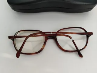 Gafas graduadas vintage años 70 marrones