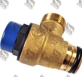 VÁLVULA DE SEGURIDAD METÁLICA 10 BAR THEMAFAST F 2