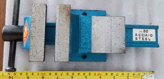 Morsa da Banco Parallela Zanetti 80mm in Acciaio