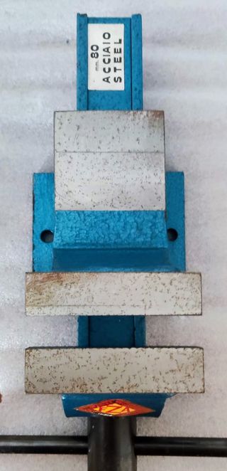 Morsa da Banco Parallela Zanetti 80mm in Acciaio