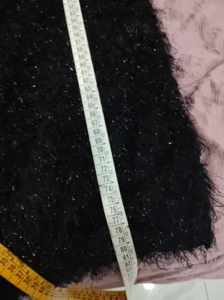 Vestito laminato nero