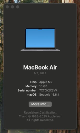 MacBook Air M2 16GB RAM Plata en garantía