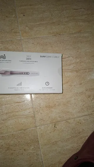 Rizador Cecotec Surf Care Curly Blanco y Dorado