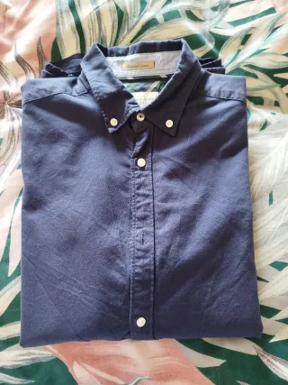 Camisa Sfera Men Algodón Azul Marino