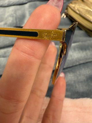 Gafas Ray-Ban Negro y Dorado