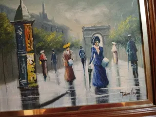 Dos cuadros al óleo