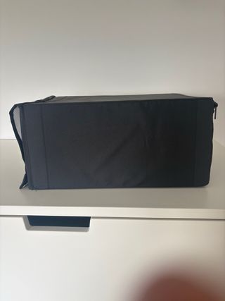 Caja de almacenamiento Ikea negra