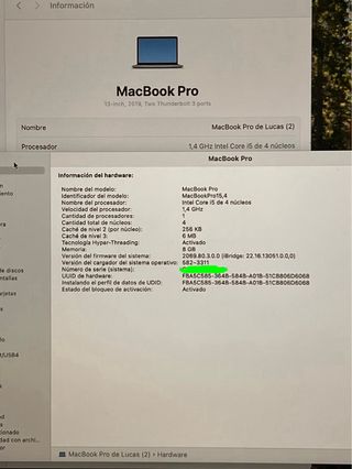 MacBook Pro 13 2019 256GB