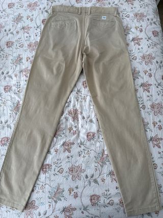 Pantalón largo beige hombre Silbon