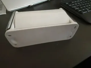 Portarrollos de baño blanco y plateado