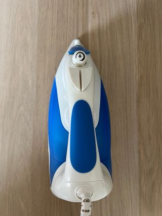 Plancha DVTECH blanca y azul