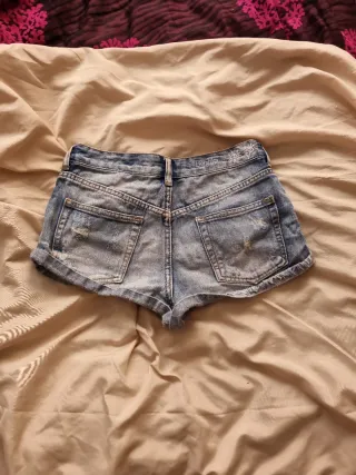 Shorts vaqueros mujer desgastados