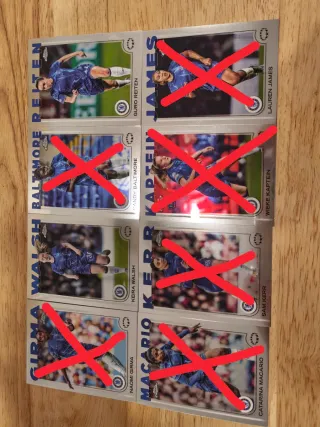 Lote Topps Chrome UWCL 2024/25 Chelsea