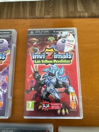 Lote 5 juegos PSP: Invizimals, FIFA 13, etc.