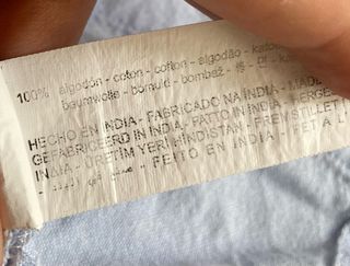 Camisa Zara Crop Manga Larga Azul Talla XS