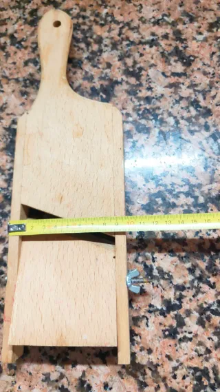 Rallador cocina madera antiguo vintage