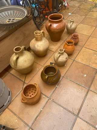 Lote de 9 Cantaros y Tunajas