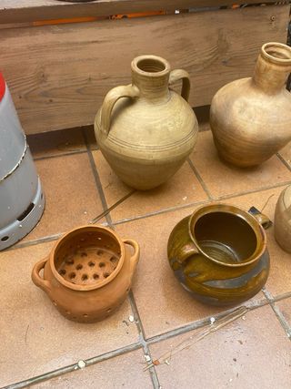 Lote de 9 Cantaros y Tunajas