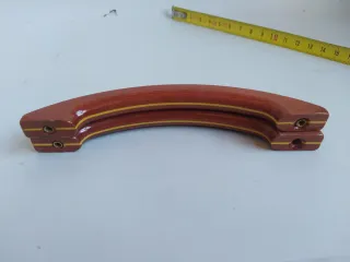 Lote 22 tiradores Vintage en Madera (1980s)