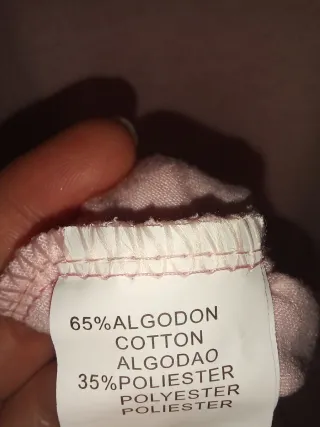 Camiseta encaje rosa crochet