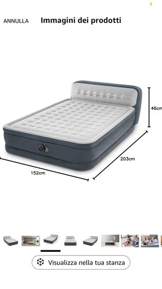 Materasso gonfiabile matrimoniale Intex